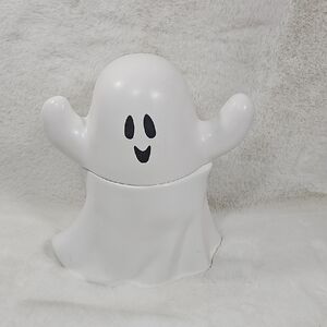 Celebrate It White Ghost Cookie Jar 9" X 8½"